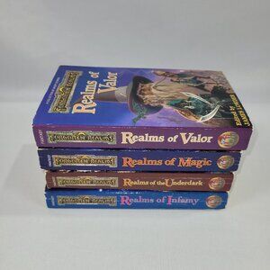 AD&D Forgotten Realms Anthology 4 Paperback Novel Fantasy Book Lot